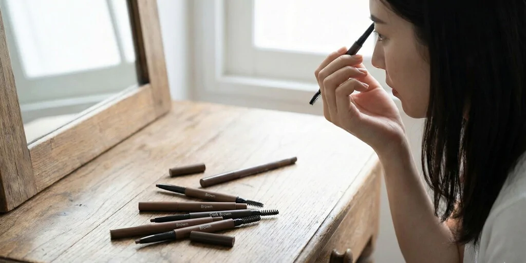 Kredka do brwi dla brunetek i szatynek