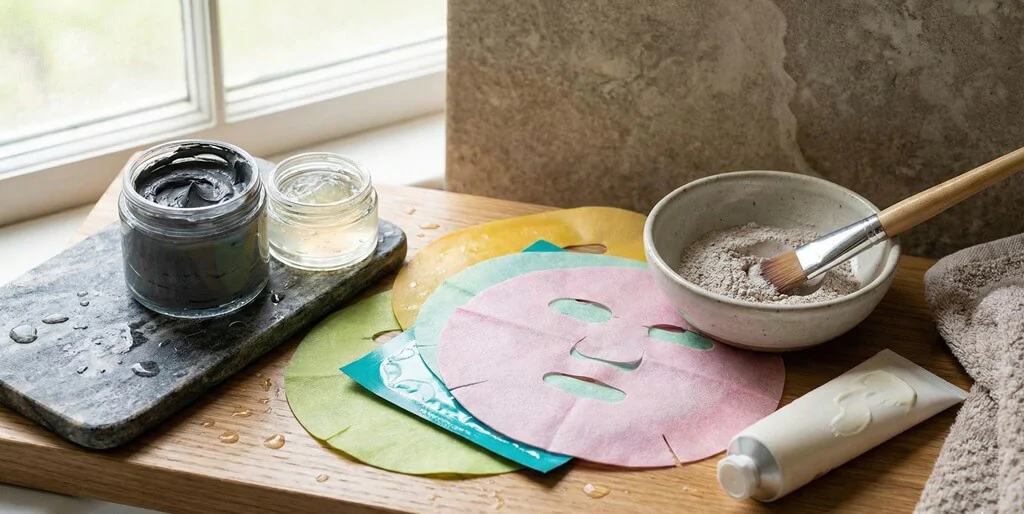 Rodzaje maseczek do twarzy