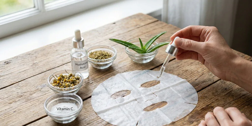 Maseczka w płachcie składniki aktywne